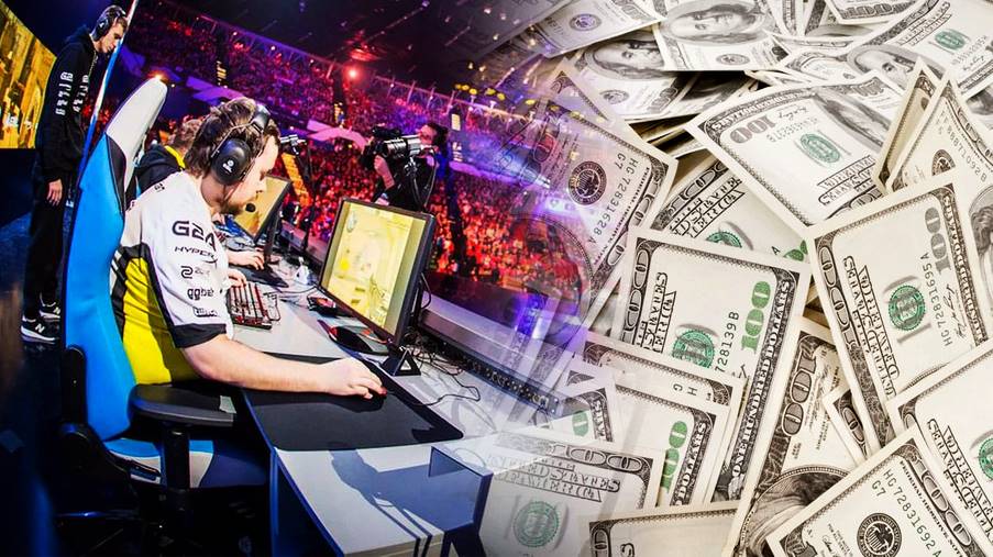 Le rêve de gagner de l'argent au eSport